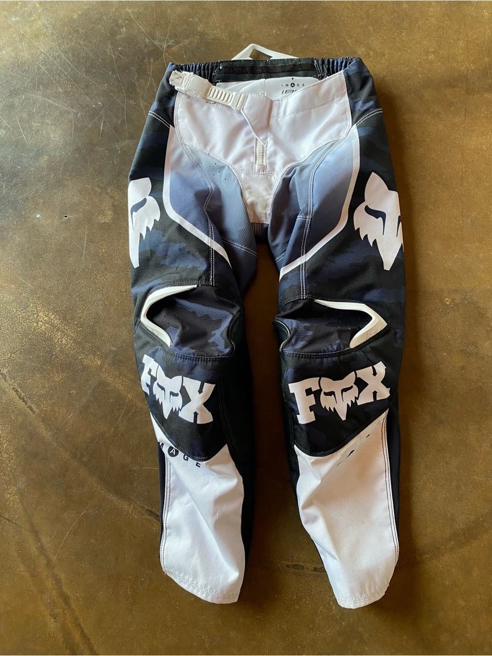 Fox Racing Youth Black and White Motocross Pants